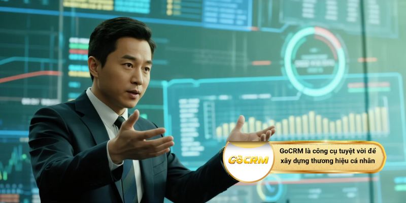 GoCRM là công cụ tuyệt vời để xây dựng thương hiệu cá nhân