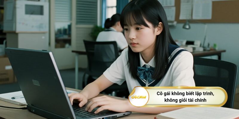 Cô gái không biết lập trình, không giỏi tài chính