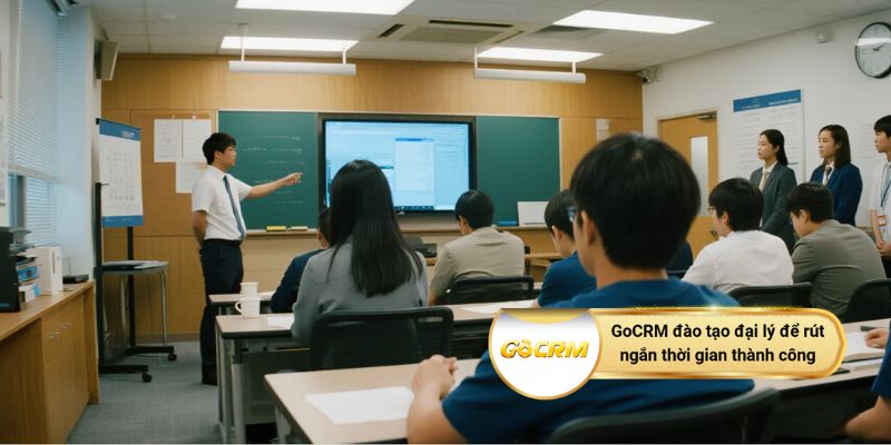 GoCRM đào tạo đại lý để rút ngắn thời gian thành công