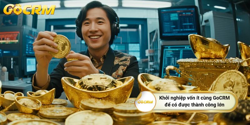 Khởi nghiệp vốn ít cùng GoCRM để có được thành công lớn