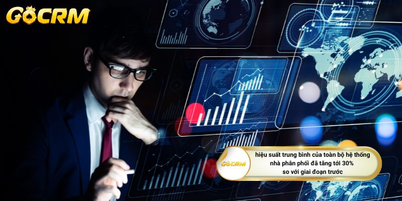 hiệu suất trung bình của toàn bộ hệ thống nhà phân phối đã tăng tới 30% so với giai đoạn trước